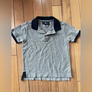 Grey Psycho Bunny Kids Polo (Size 7/8 – Small)